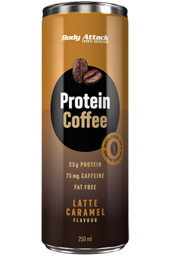 Baltymų Kava - 250 ml Karamelė-Latte Body Attack paveikslėlis