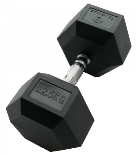 Šešiakampis hantelis 22.5 kg - Dumbbell paveikslėlis