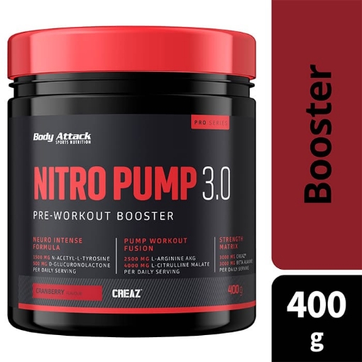 NITRO PUMP 400G - SPIGUOLĖS BODY ATTACK paveikslėlis