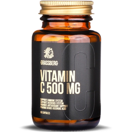 VITAMINAS C 500 mg 60 kapsulių paveikslėlis