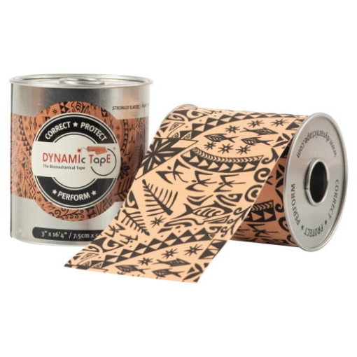 DYNAMIC TAPE JUODA TATUIRĖ 7.5cm x 5m paveikslėlis