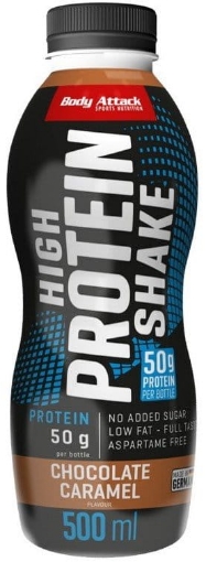 High Protein Shake - Šokoladas Karamelė 500ml paveikslėlis