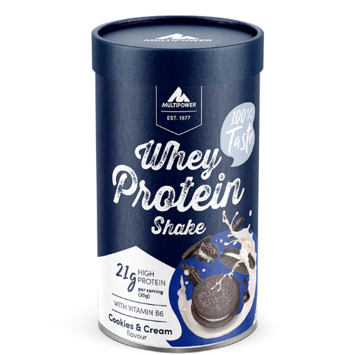 Kazeinas Protein Shake 420g - Cookies & Cream MultiPower paveikslėlis