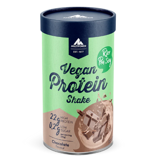 Vegan Protein Shake 420g - Chocolate MultiPower paveikslėlis