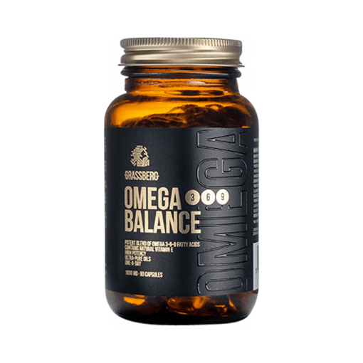 Grassberg Omega 3-6-9 Balance 60 kapsulių - Naskor paveikslėlis