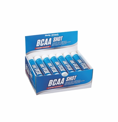 BCAA  Shots  - 20 x 25ml Body Attack paveikslėlis