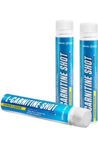 L-KARNITINO SHOTS 20X25 ML BODY ATTACK paveikslėlis