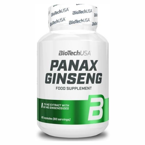 Panax Ginseng 60 kapsulių - BioTech paveikslėlis