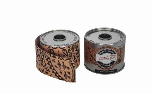 DYNAMIC TAPE JUODA TATUIRĖ 5 cm x 5 m paveikslėlis