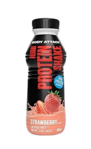 High Protein Shake - Braškė 500ml paveikslėlis