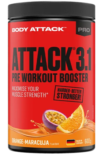 PRE ATTACK 600G - JUODIEJI SERBENTAI BODY ATTACK paveikslėlis