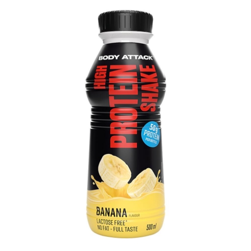 High Protein Shake - Bananas 500ml paveikslėlis