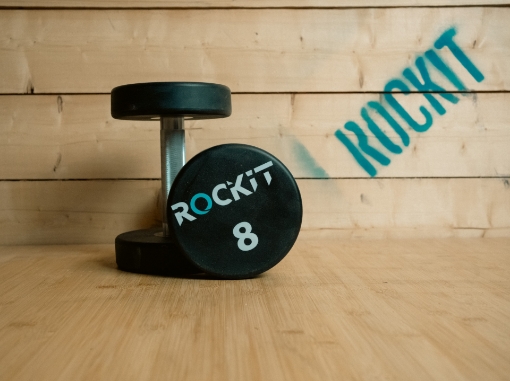 Rinkinys: 2 apvalūs hanteliai 8 kg - ROCKIT paveikslėlis