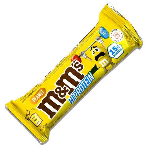 M&M'S Protein Peanut Batonėlis 52g - Žemės riešutai paveikslėlis