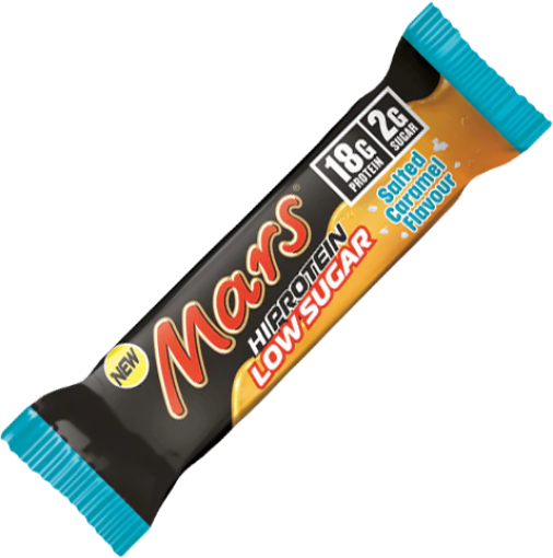 Mars Low Sugar High Protein Batonėlis 57g - Sūdyta Karamelė paveikslėlis