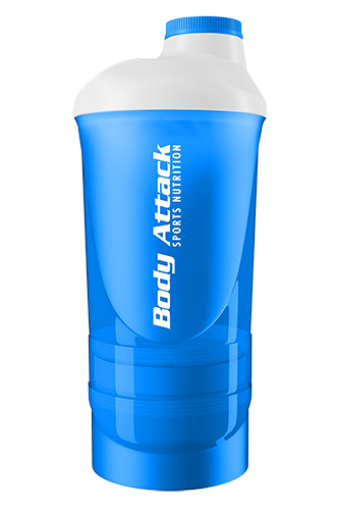 SHAKER ALBASTRU-ALB 600 ML BODY ATTACK paveikslėlis