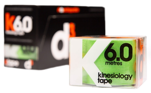 K6.0 Kinezio Juosta Žalsva Lime 5 cm x 6 m - d3Tape paveikslėlis