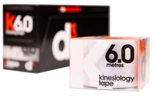 K6.0 Kinezio Juosta Balta 5 cm x 6 m - d3Tape paveikslėlis