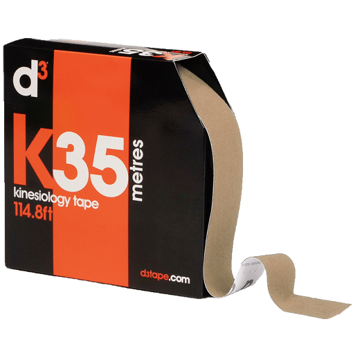 K6.0 Kinezio Juosta Smėlio Spalvos 5 cm x 35 m - d3Tape paveikslėlis