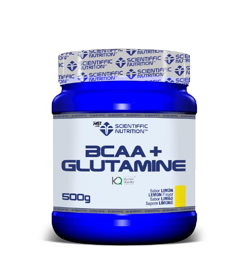 BCAA + GLUTAMINAS - 500g Citrina - Scientiffic Nutrition paveikslėlis